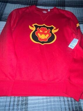 Universal Studios Super Nintendo World Bowser Challenge Sweatshirt Adult Medium